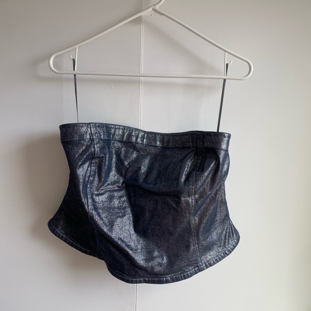 GAP Blue Tube Top